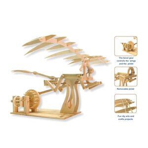 Pathfinders STEM Kit Leonardo da Vinci Ornithopter Model Set 3D Puzzle Engineeri